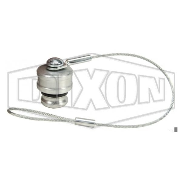 Dixon 3/8 in H-STYLE DUST PLUG, ALUM 270008-3 3VDP-A - main